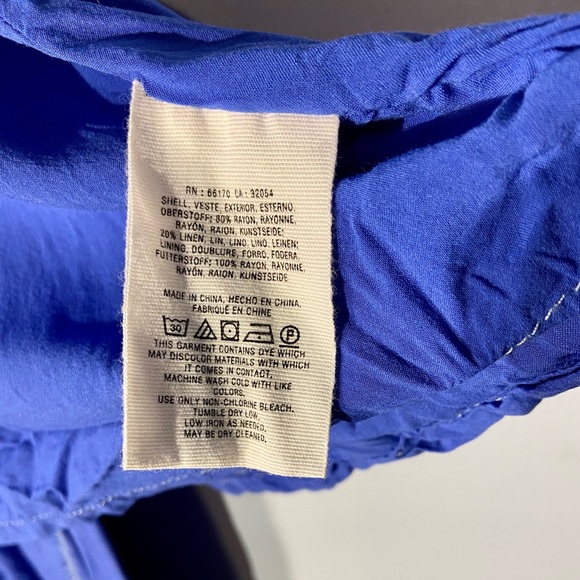 Maeve by Anthropologie Blue Elsby Lace-Up Midi Dress - Picture 6 of 7